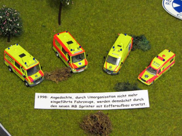 1998 Die angedachten Fahrzeuge