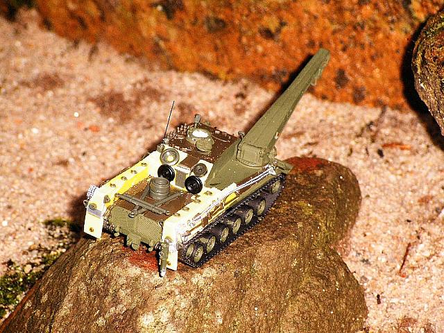 Ein Militärmodell entsteht. Bergepanzer1 auf Fahrgestell vom M48 der Bundeswehr