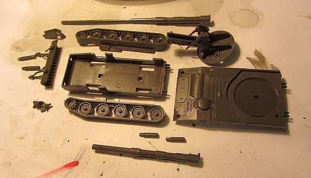 Der Zusammenbau Feldhaubitze M110
