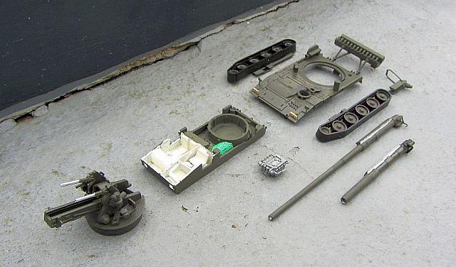 Der Zusammenbau Feldhaubitze M110