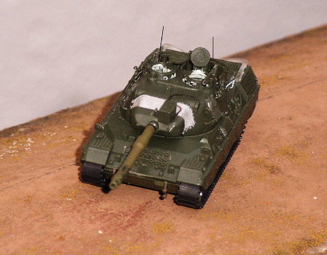 Ein Militärmodell entsteht: Lepoard1 A3 Belgien
