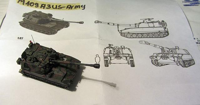 Feldhaubitze M109 A2/A3 US-Army 1984