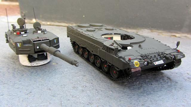 Inneneinrichtung vom Leopard 2 A0 1979