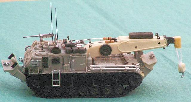 Ein Militärmodell entsteht: Bergepanzer M51 USA