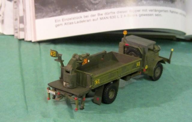 MAN 630 L 2 A: Prototyp mit Kran 1t Bundeswehr 1960