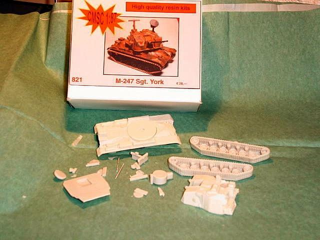 Ein Militärmodell entsteht: M247 Sgt. York Flakpanzer USA