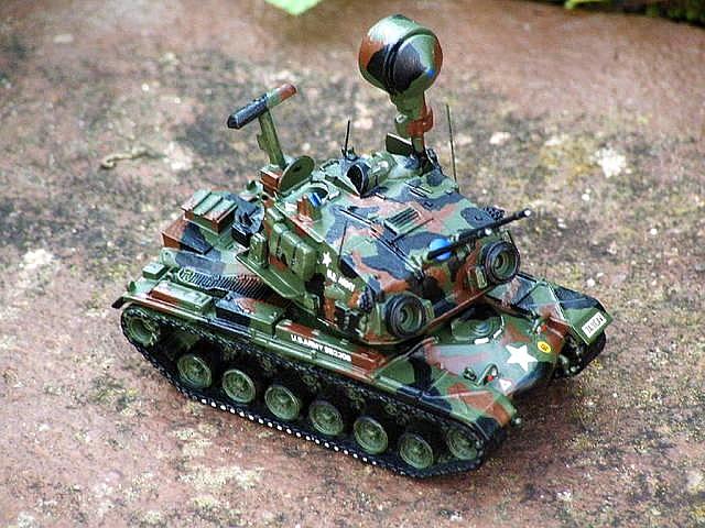 Ein Militärmodell entsteht: M247 Sgt. York Flakpanzer US-Army