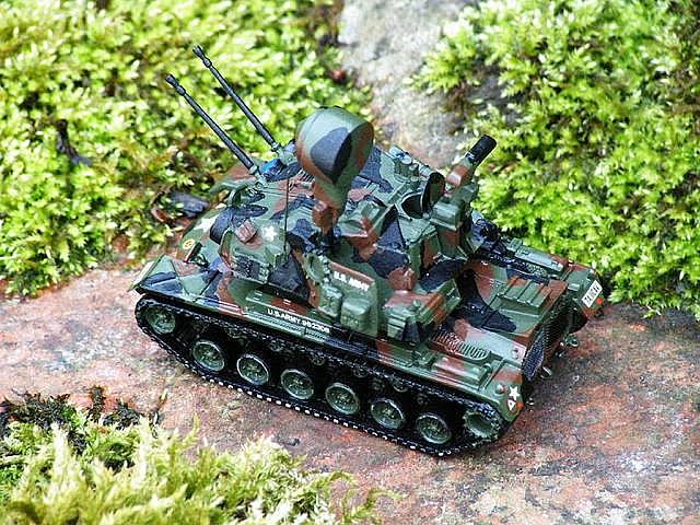 Ein Militärmodell entsteht: M247 Sgt. York Flakpanzer US-Army