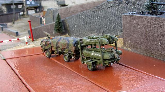 MAN N 4510 5t gl mit 3t Schlauchbootanhänger