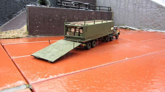Magirus Deutz Jupiter SZgM A 6500 mit Schwerlastanhänger 24t