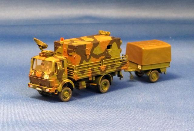 MB 1017 A 5t mil. mit Rüstcontainer Technik und Anhänger 1,5t