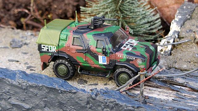 gepanzertes Fahrzeug Dingo Feldjägertruppe Bundeswehr 2000
