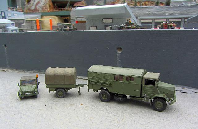 MAN 630 L 2 A mit Kofferaufbau, Rüstsatz Feldküche ab 1960