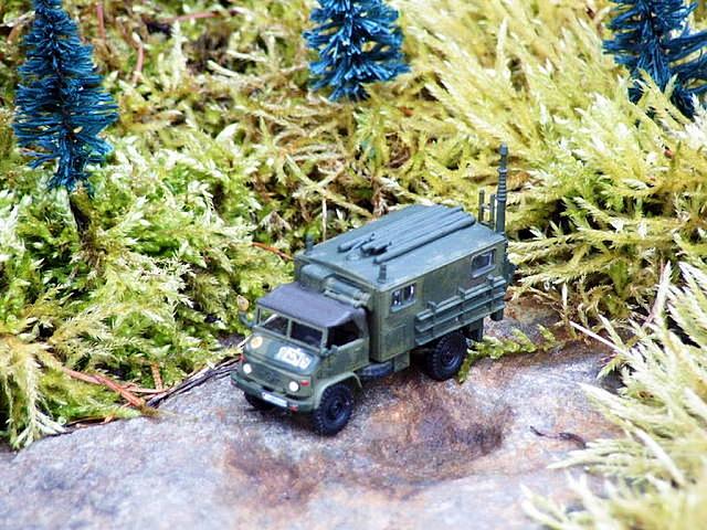 DB Unimog S 404 B 1,5t mit Kofferaufbau Funk Bundeswehr von 1955 - 1980