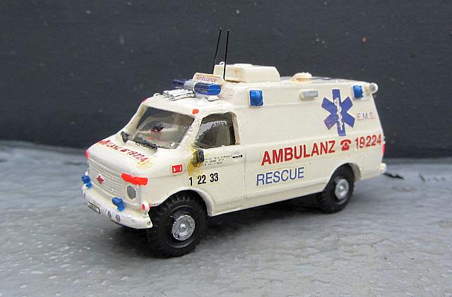 Chevrolet Chevy Van G20 4x4 mit Hochdach: privater Rettungswagen 1990