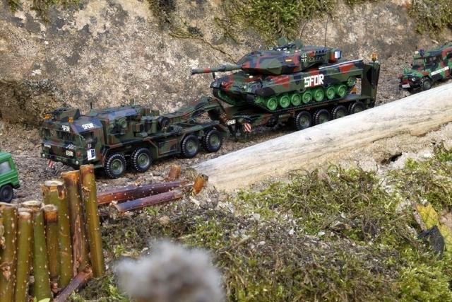 Faun PzTrsp SLT 50/2 ELEFANT Bundeswehr 1978 und Tieflader mit mKpz Leopard 2 A5