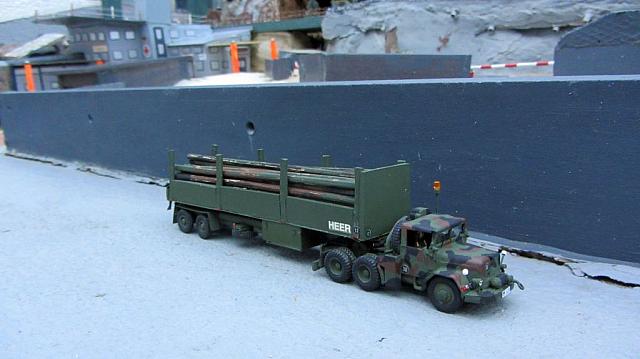 SZgM Magirus Deutz A 6500 mit Schwerlastaufleger 12t