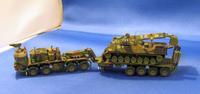Faun Schwerlasttransporter mit Pionierpanzer 2 Dachs