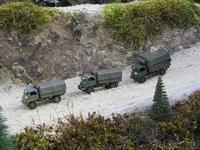 3x DB Unimog S 404 B 1,5t Pritschenausführung Bundeswehr von 1955 - 1980