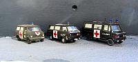 DB 205 D, VW T3 und Bedford Blitz: Standardsanitätsfahrzeug der US-Army von 1970 - 1980