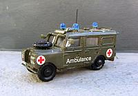 Landrover Typ IIA Sanitätsfahrzeug der britischen Rheinarmy von 1963
