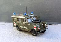 Landrover Typ IIA Sanitätsfahrzeug der britischen Rheinarmy von 1963