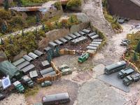 Sanitätsfahrzeuge der Bundeswehr im Gelände