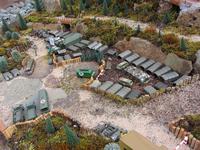 Sanitätsfahrzeuge der Bundeswehr im Gelände