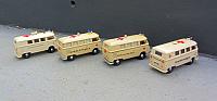 4x VW T1 DRK Einsatzfahrzeuge von 1958