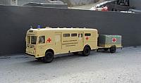 MAG Büssing / Henschel Typ OLU 55 1: DRK Notfallarztwagen mit Röntgengerät von 1955