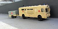 MAG Büssing / Henschel Typ OLU 55 1: DRK Notfallarztwagen mit Röntgengerät von 1955
