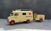 Opel Blitz 1,9t Kastenwagen: DRK Mobiles Leitstellenfahrzeug von 1960