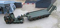 MAN TGX GX Schwerlasttransporter mit Sattelaufleger