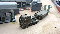 MAN TGX GX Schwerlasttransporter mit Sattelaufleger
