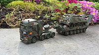 Schwerlasttransporter MAN TGX GX 8x4 mit Bergungs- und SchleppPz M88 A1 US-Army von 2017 Belgien