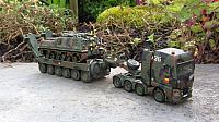 Schwerlasttransporter MAN TGX GX 8x4 mit Bergungs- und SchleppPz M88 A1 US-Army von 2017 Belgien